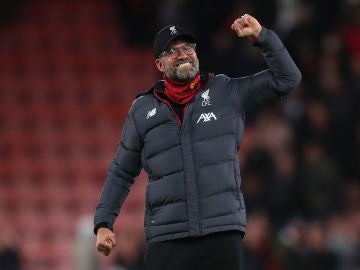 Jürgen Klopp durante el último partido del Liverpool frente al Bournemouth Jürgen Klopp durante el último partido del Liverpool frente al Bournemouth