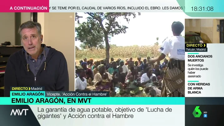 Emilio Aragón, a menos de dos días del concierto solidario: "Hay sociedades que miran al cielo rogando que vengan nubes"