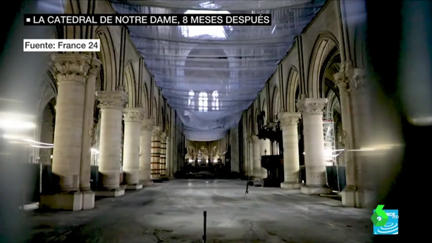 Un guiño que cambió la historia: Macron decidió salvar Notre Dame poniendo en riesgo la vida de 20 hombres Un guiño que cambió la historia: Macron decidió salvar Notre Dame poniendo en riesgo la vida de 20 hombres