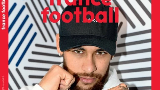 Portada de France Football con la entrevista a Neymar