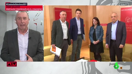 Joan Baldoví, tras reunirse con Adriana Lastra: "Puede haber gobierno y creo que vamos en la buena dirección" Joan Baldoví, tras reunirse con Adriana Lastra: "Puede haber gobierno y creo que vamos en la buena dirección"