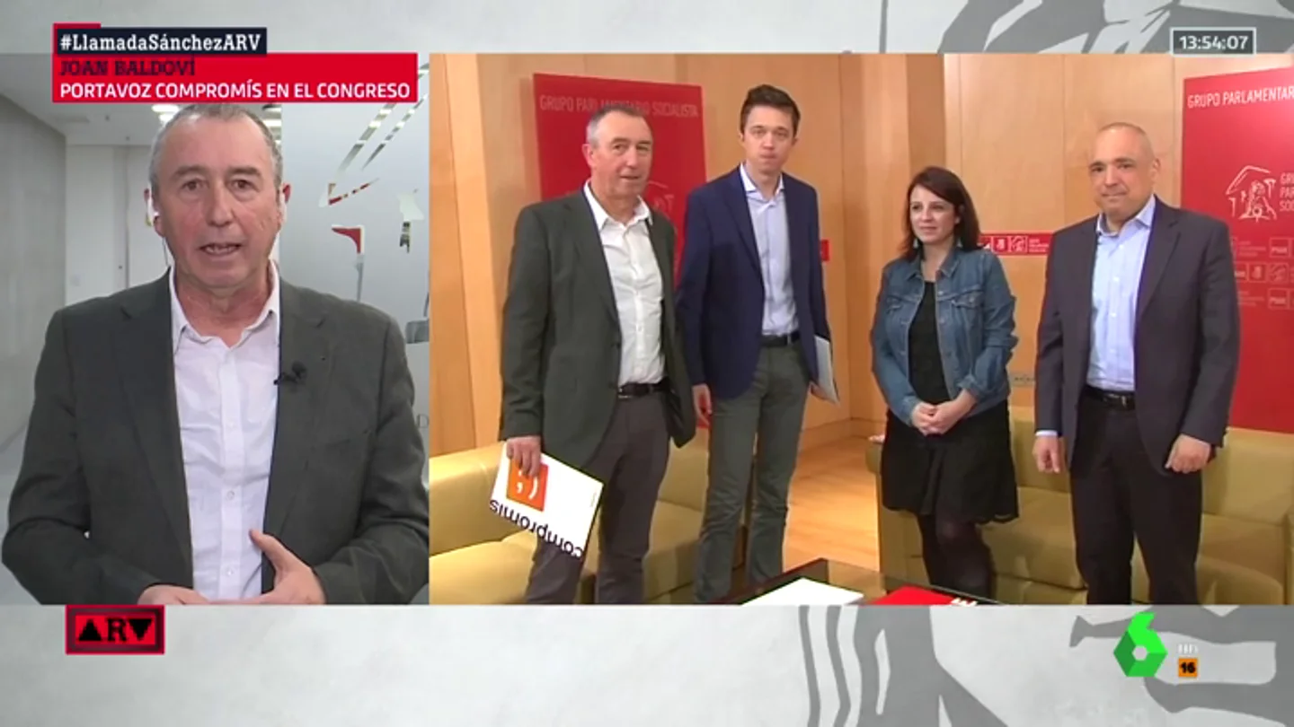 Joan Baldoví, tras reunirse con Adriana Lastra: "Puede haber gobierno y creo que vamos en la buena dirección" Joan Baldoví, tras reunirse con Adriana Lastra: "Puede haber gobierno y creo que vamos en la buena dirección"
