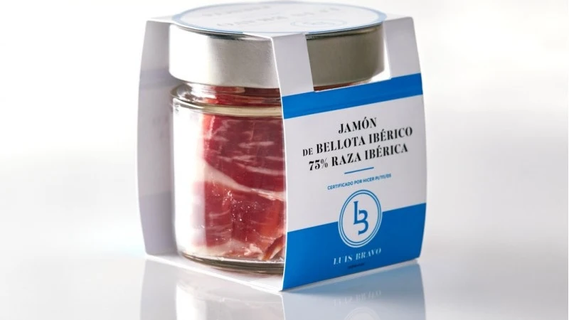 El jamón ibérico ya se vende en tarros de cristal 