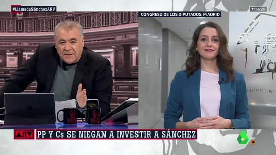 Inés Arrimadas: "ERC está salivando con tener a Pablo Iglesias de vicepresidente" Inés Arrimadas: "ERC está salivando con tener a Pablo Iglesias de vicepresidente"