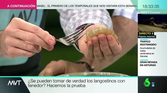 ¿De verdad se pueden comer langostinos y gambas con solo un tenedor? ¿De verdad se pueden comer langostinos y gambas con solo un tenedor?