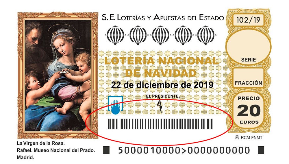 El código de barras que debemos escanear