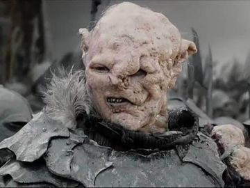 Un orco de 'El señor de los anillos' Un orco de 'El señor de los anillos'