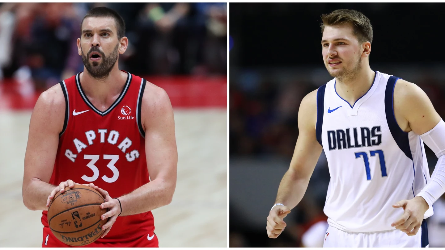Marc Gasol y Luka Doncic Marc Gasol y Luka Doncic