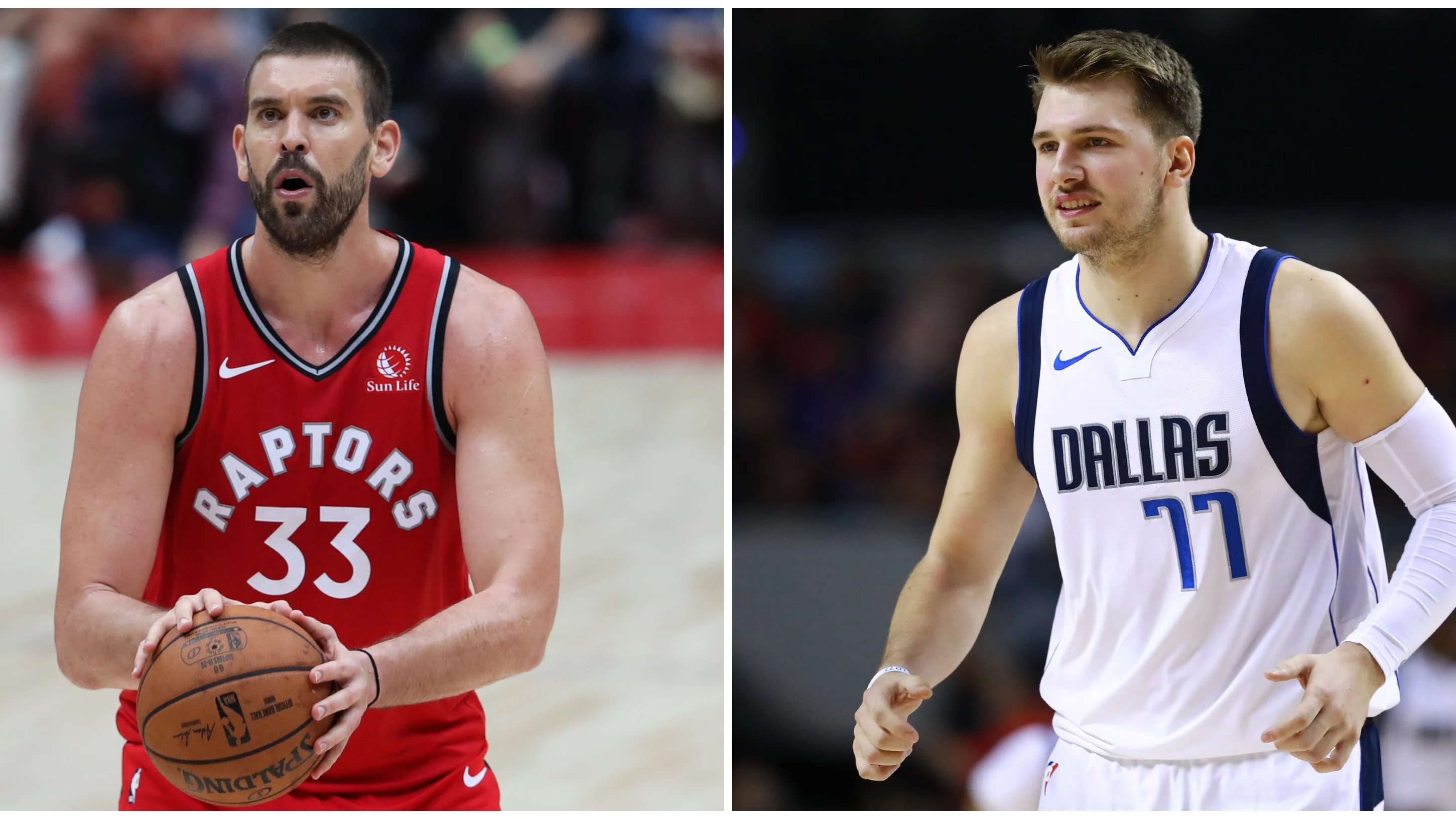 Marc Gasol y Luka Doncic