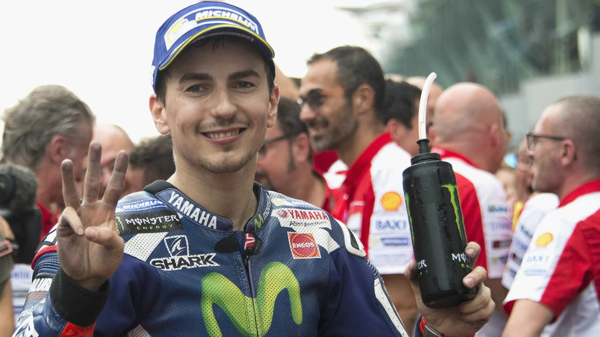 Jorge Lorenzo, con Yamaha