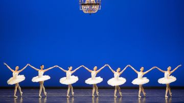 Bailarinas de la Academia de Ballet de la Ópera de Viena