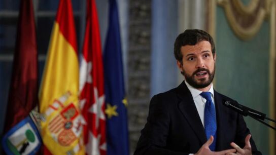 El l&iacute;der del PP, Pablo Casado