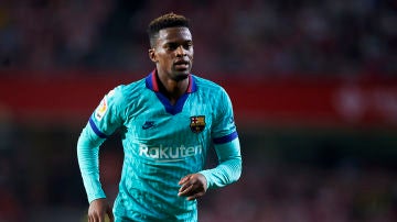 Semedo, en un partido del FC Barcelona