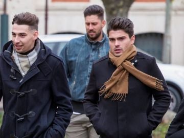 Los tres jugadores de La Arandina Los tres jugadores de La Arandina