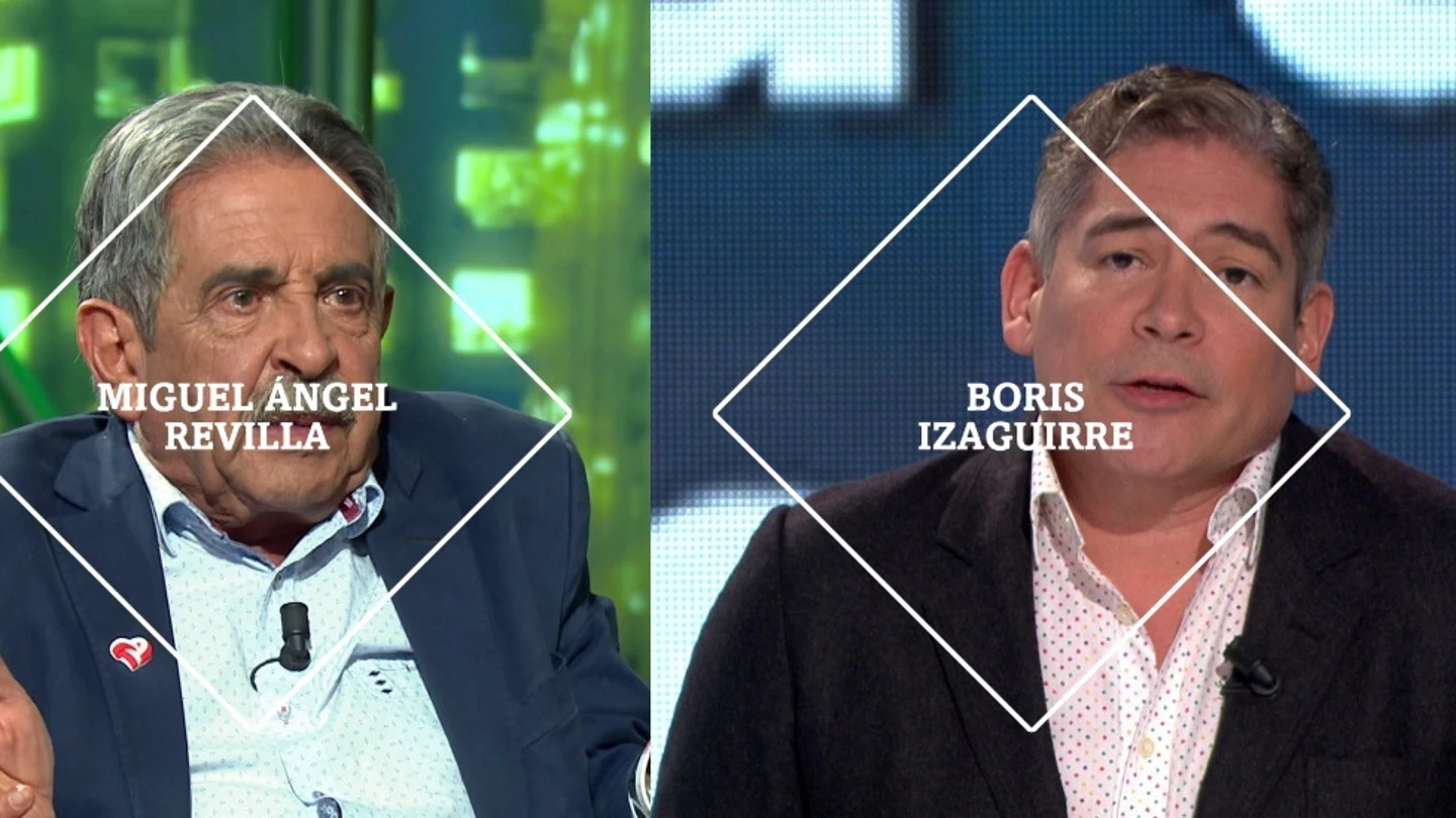Miguel Ángel Revilla y Boris Izaguirre Miguel Ángel Revilla y Boris Izaguirre