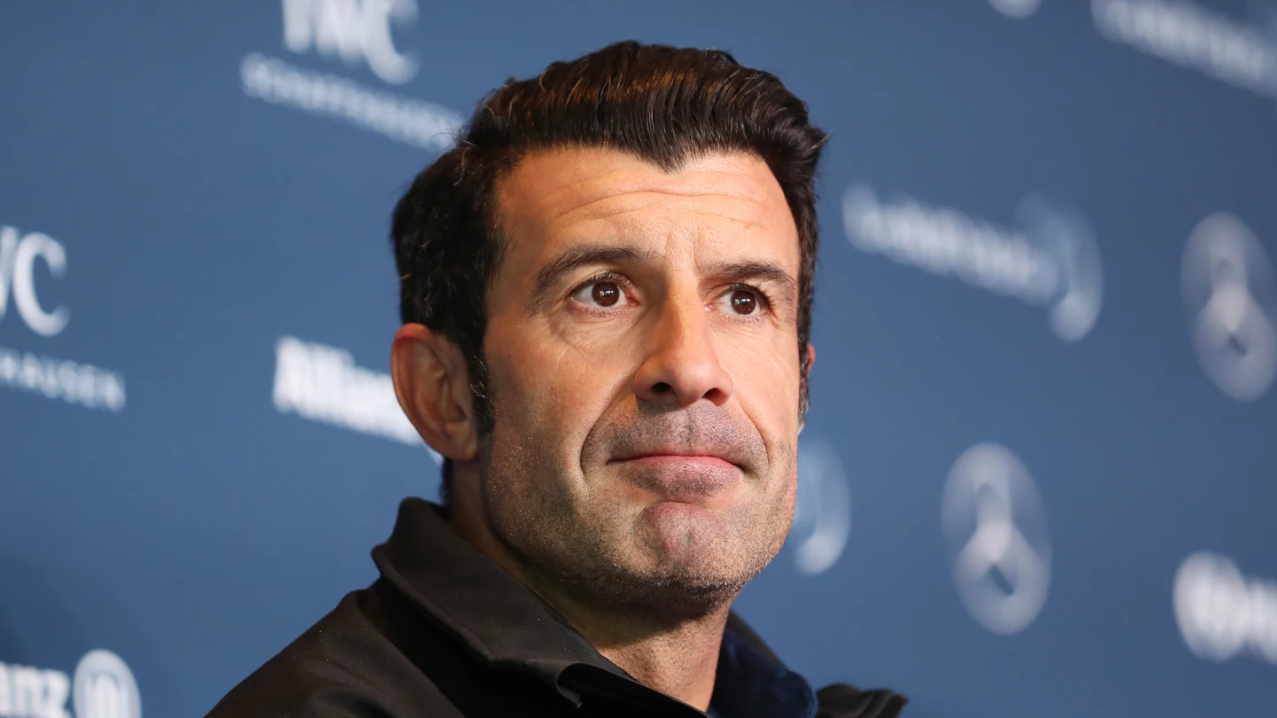 Luis Figo en un acto en Mónaco Luis Figo en un acto en Mónaco