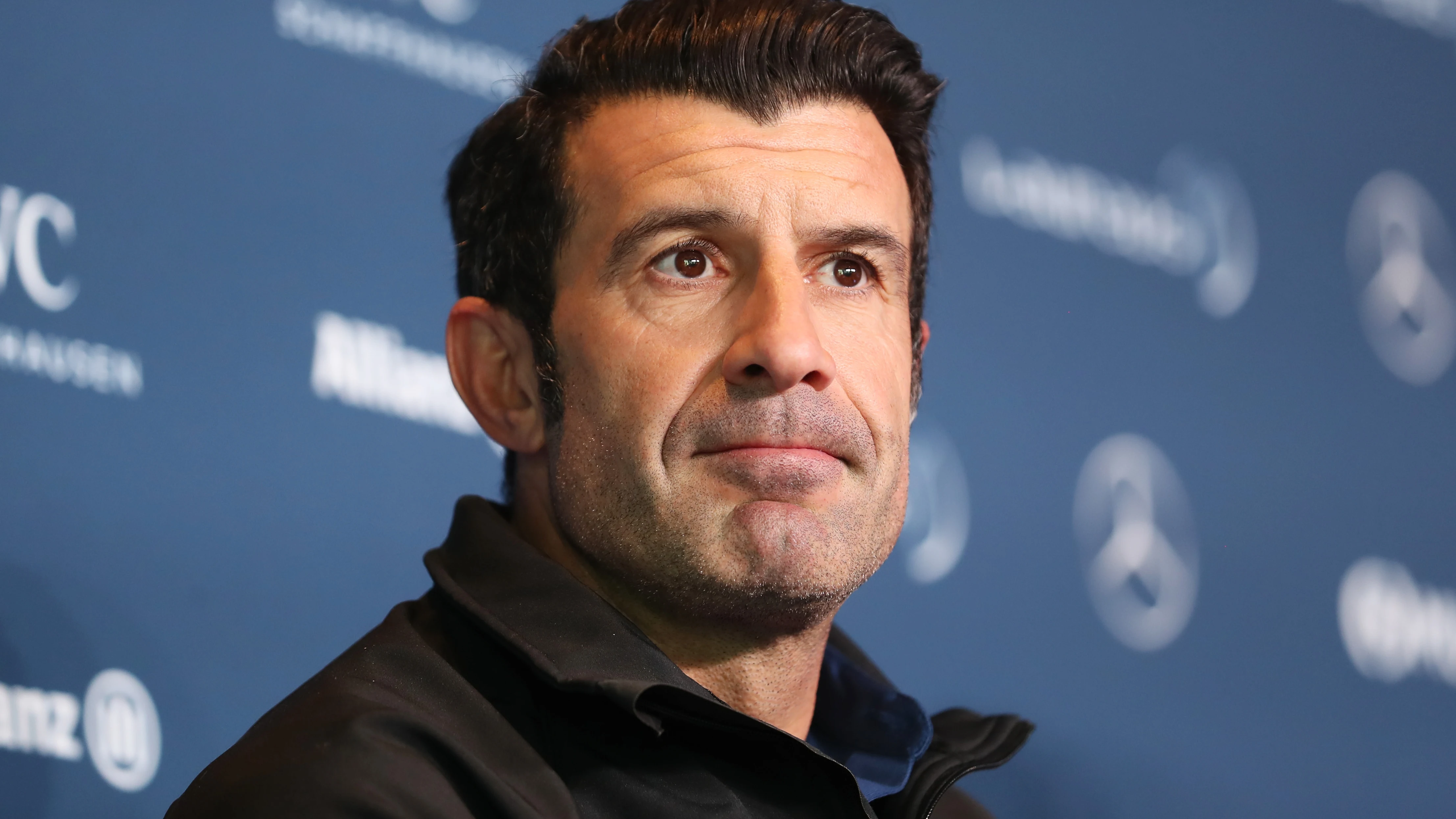 Luis Figo en un acto en Mónaco