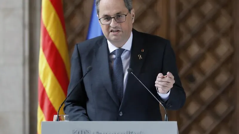 El presidente de la Generalitat, Quim Torra