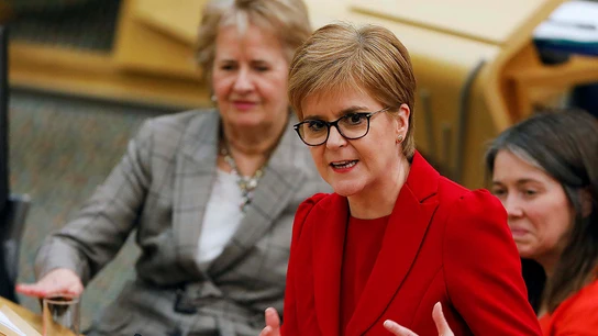 La ministra principal de Escocia Nicola Sturgeon La ministra principal de Escocia Nicola Sturgeon