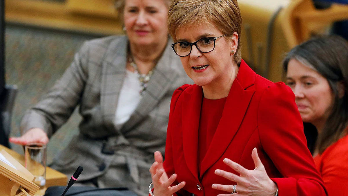 La ministra principal de Escocia Nicola Sturgeon