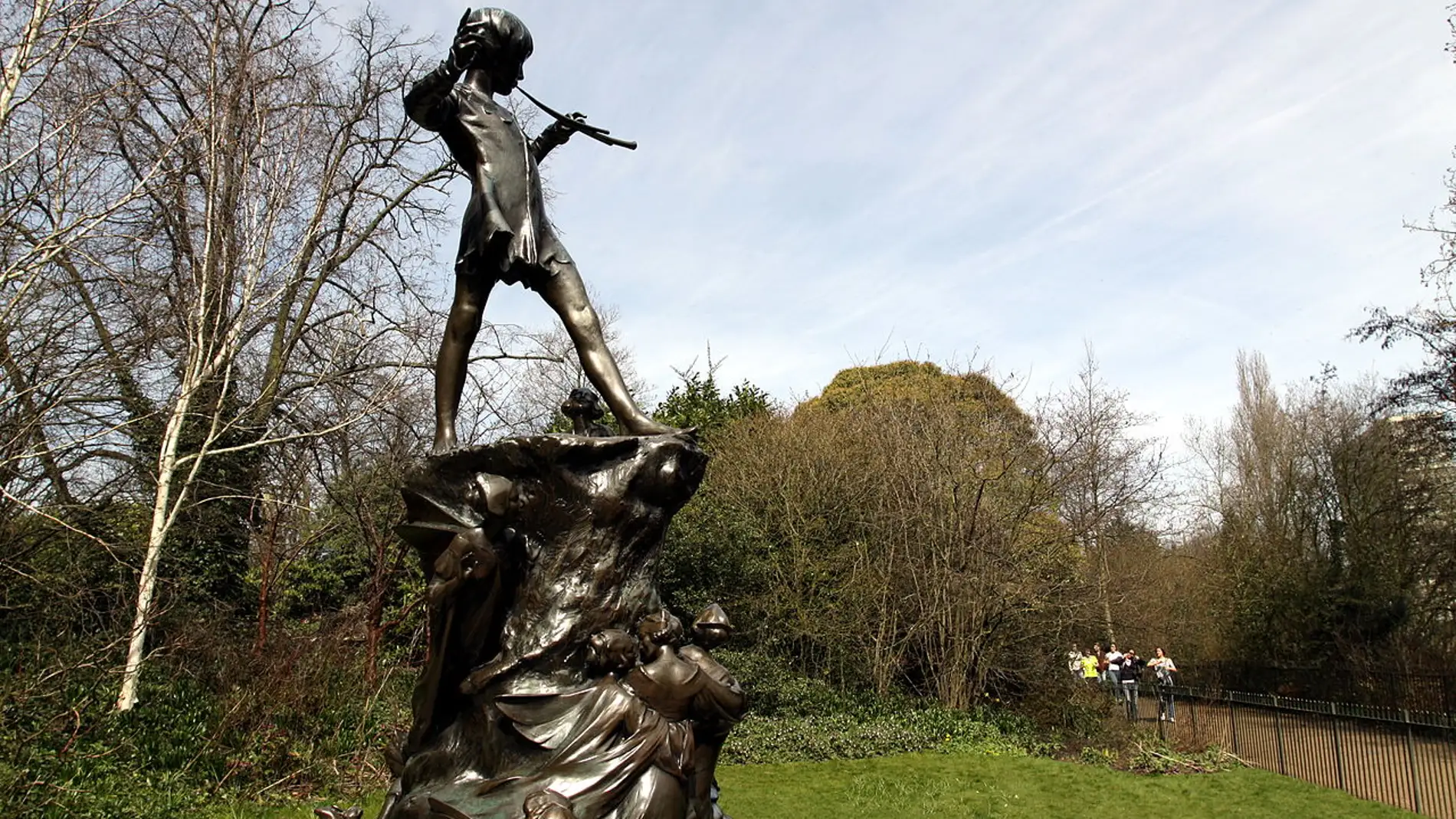 Estatua de Peter Pan en Bruselas