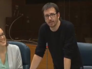 Héctor Tejero Franco en su intervención en la Asamblea de Madrid. Héctor Tejero Franco en su intervención en la Asamblea de Madrid.