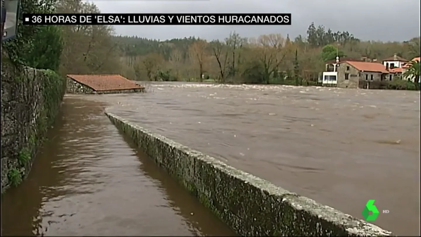 La borrasca Elsa deja vientos huracanados en Galicia y ríos desbordados La borrasca Elsa deja vientos huracanados en Galicia y ríos desbordados