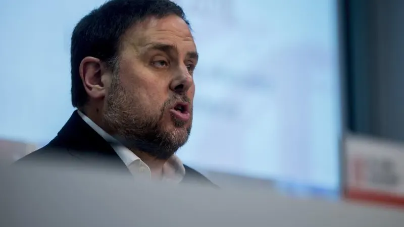 El presidente de ERC, Oriol Junqueras