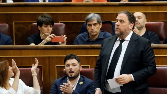 Oriol Junqueras, en el Congreso de los Diputados