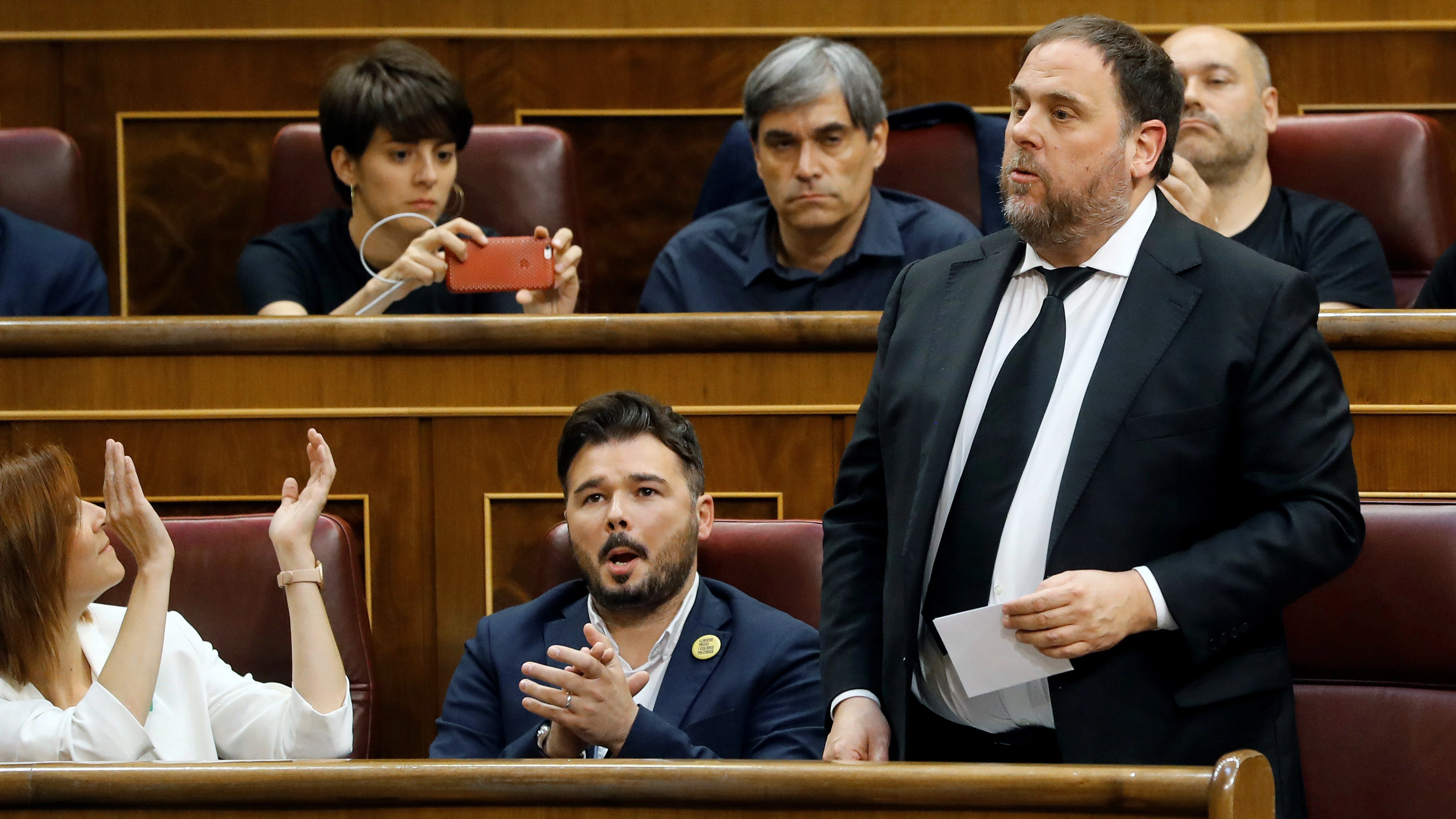 Oriol Junqueras, en el Congreso de los Diputados