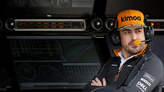 Fernando Alonso, durante un Gran Premio Fernando Alonso, durante un Gran Premio