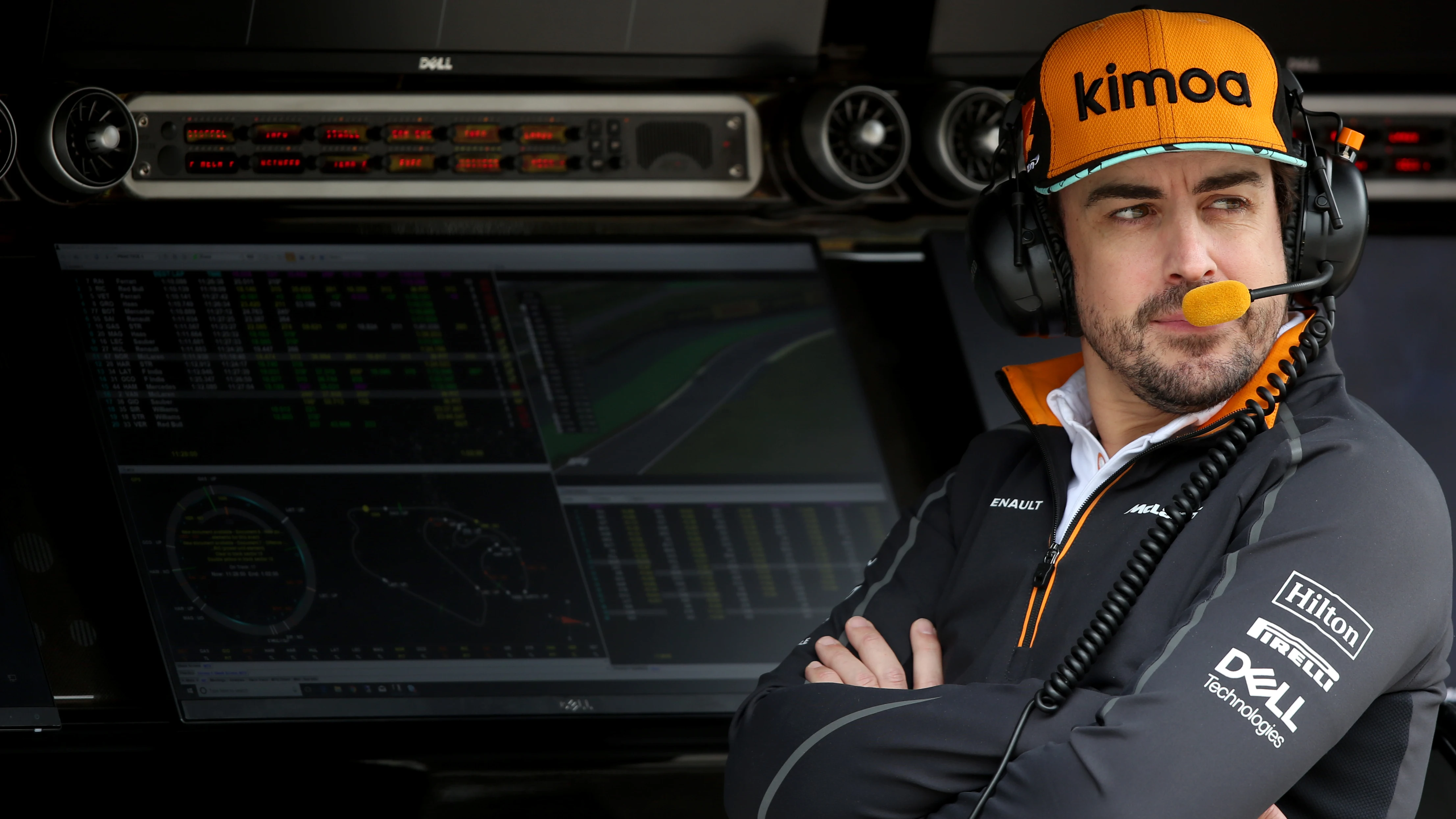 Fernando Alonso, durante un Gran Premio Fernando Alonso, durante un Gran Premio