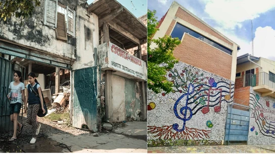 Transformación de la escuela de música y sede de la Orquesta de Instrumentos Reciclados Cateura Orquesta Cateura