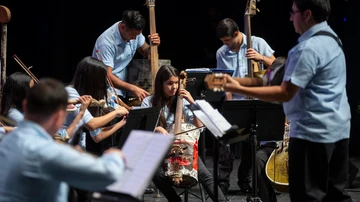 Gira de la orquesta Cateura en España el año pasado