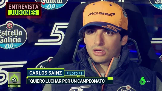 Carlos Sainz, ambición sin límites: "Me veo campeón del mundo" Carlos Sainz, ambición sin límites: "Me veo campeón del mundo"