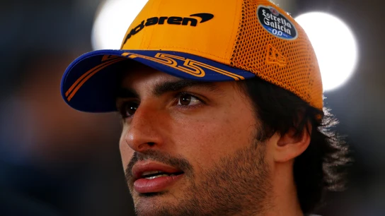 Carlos Sainz, durante una rueda de prensa Carlos Sainz, durante una rueda de prensa