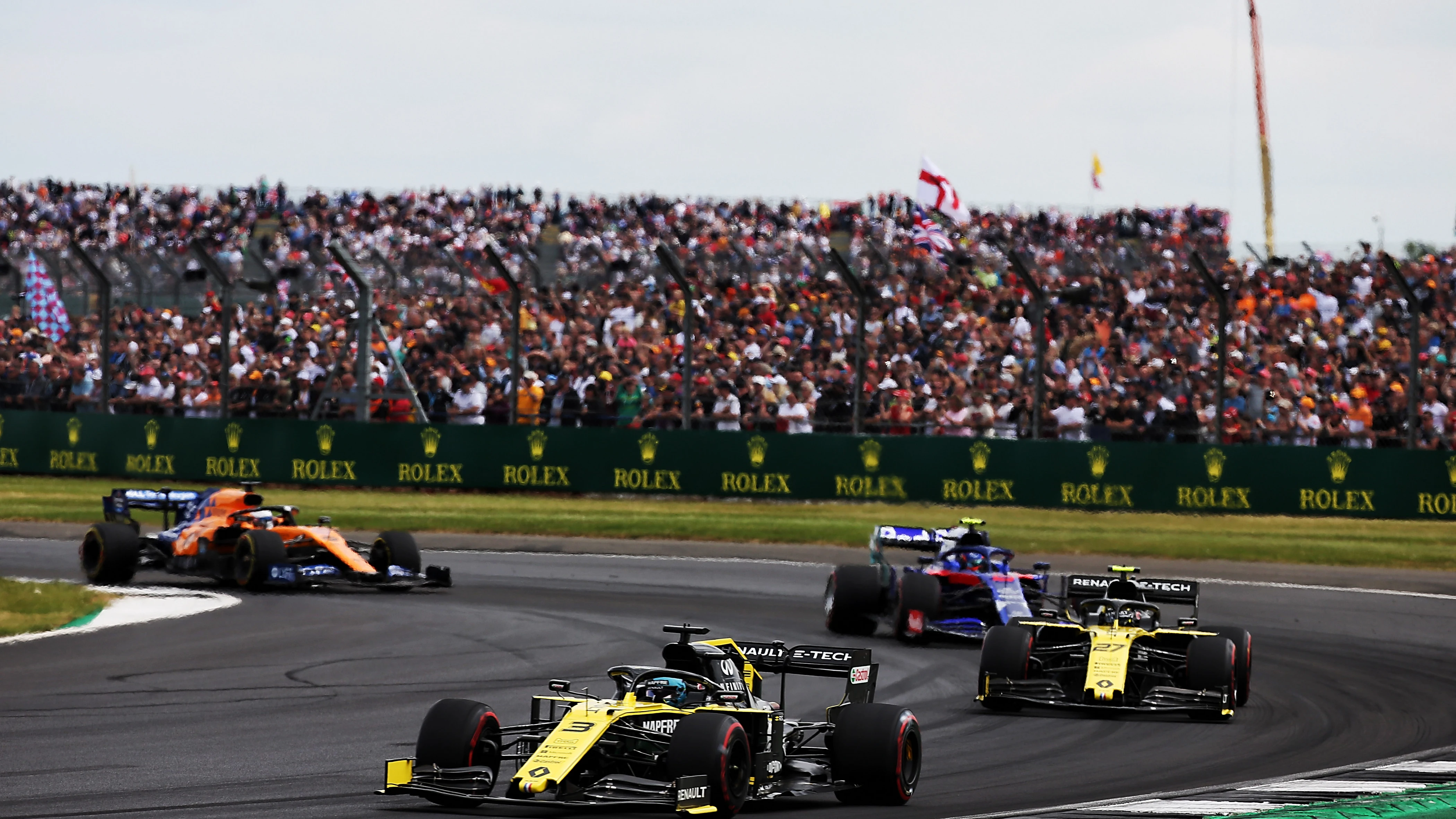 El Circuito de Silverstone siempre es un éxito de publico