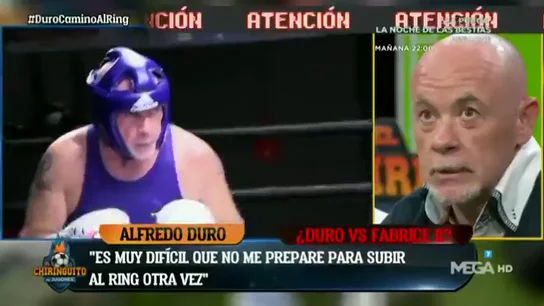 Alfredo Duro desvela su futuro como boxeador tras su estelar debut Alfredo Duro desvela su futuro como boxeador tras su estelar debut