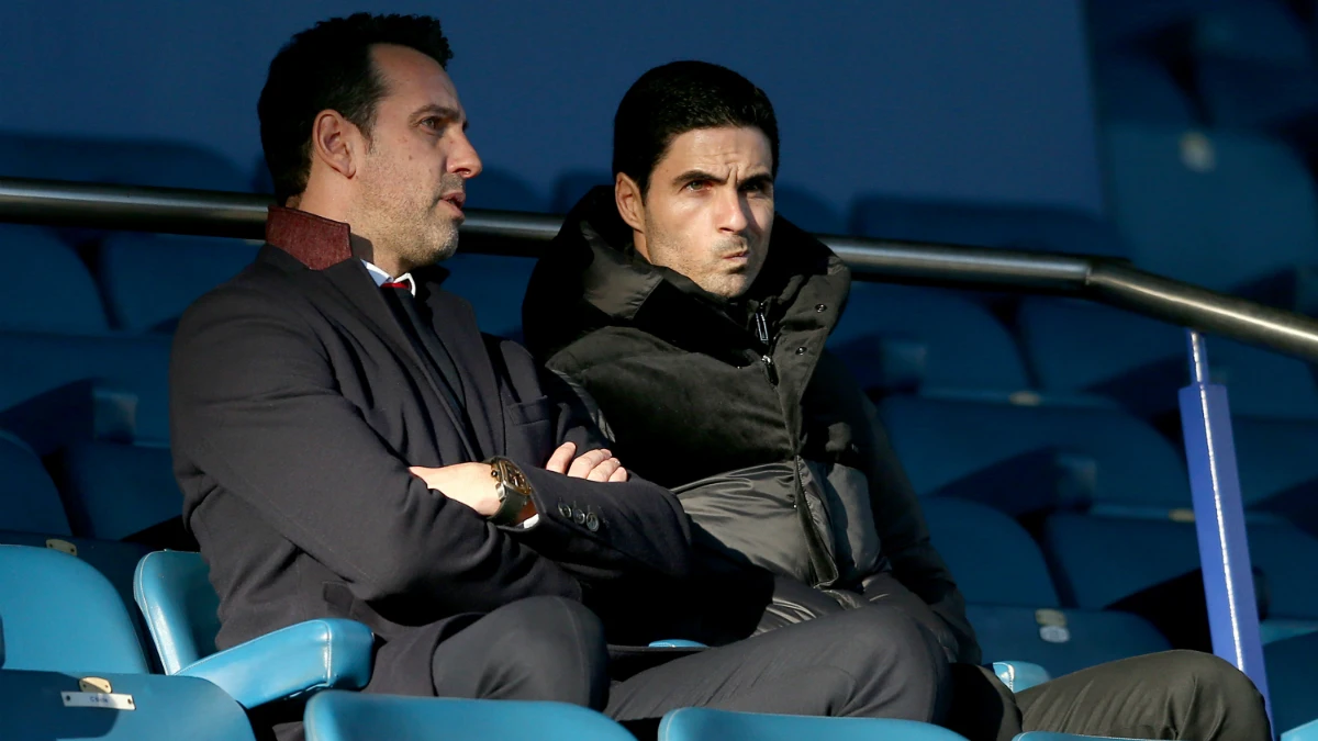 Mikel Arteta, en Goodison Park