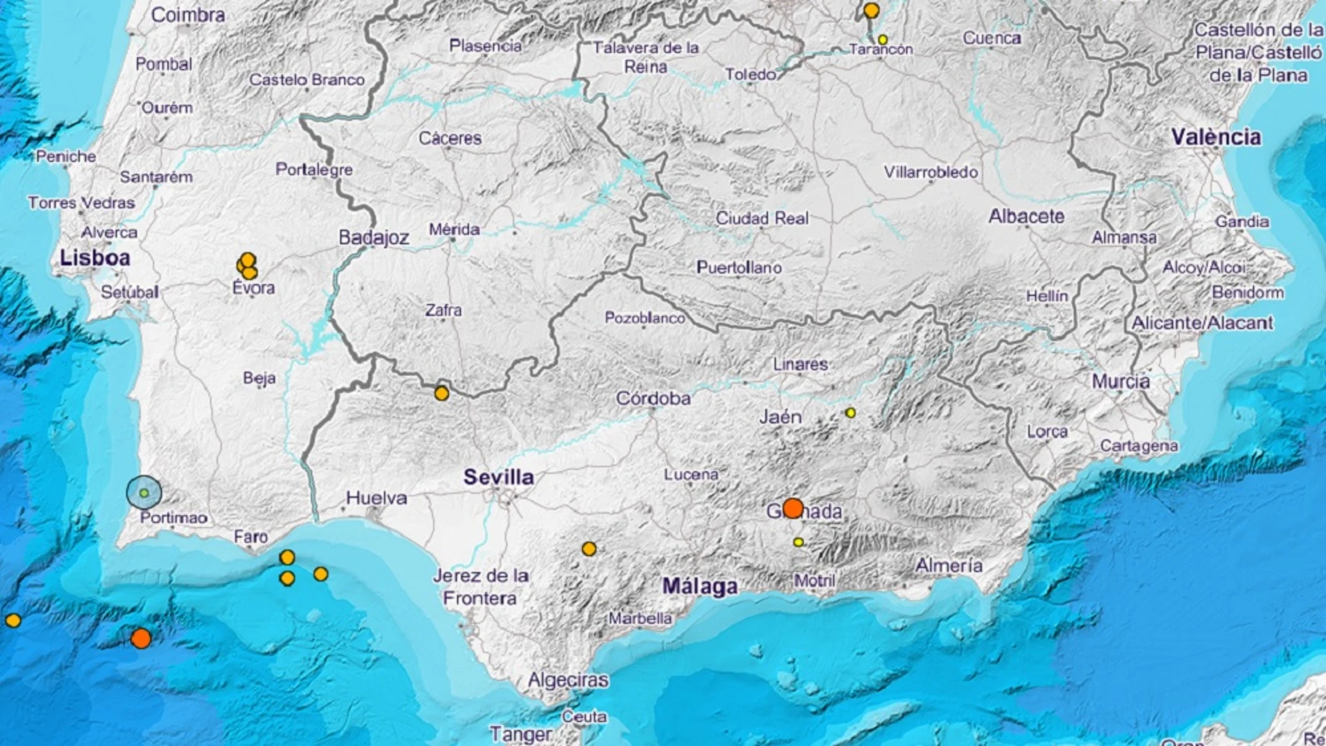 Nuevo terremoto de magnitud 3,3 en Granada, el número 26 desde este sábado