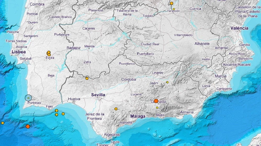 Nuevo terremoto de magnitud 3,3 en Granada, el número 26 desde este sábado