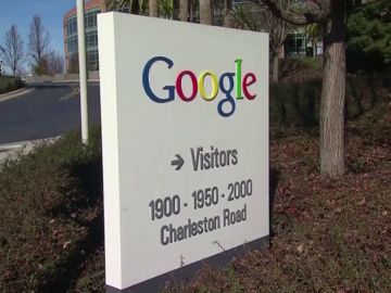 Imagen de la fachada del edificio de Google. Imagen de la fachada del edificio de Google.