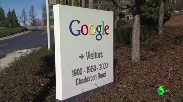 Imagen de la fachada del edificio de Google. 