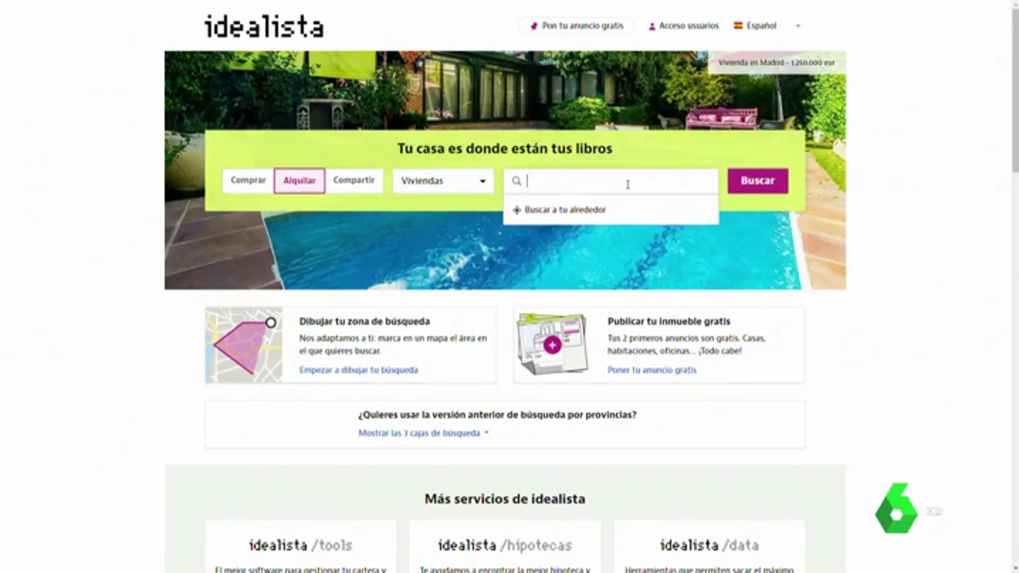 Barcelona multa con 90.000 euros a 'Idealista' por anunciar un alquiler solo para españoles Barcelona multa con 90.000 euros a 'Idealista' por anunciar un alquiler solo para españoles
