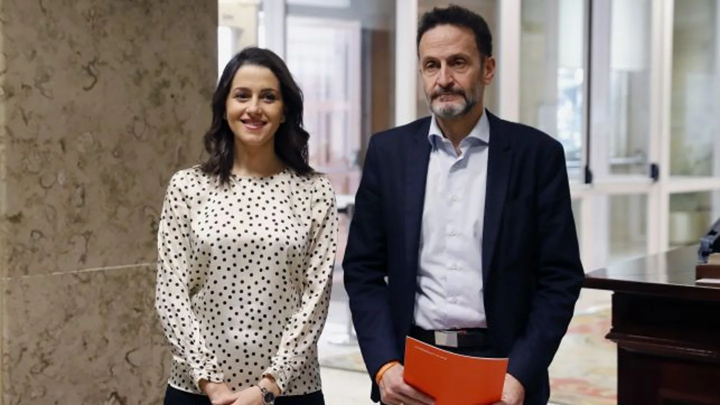 En la foto, Inés Arrimadas y Edmundo Bal En la foto, Inés Arrimadas y Edmundo Bal
