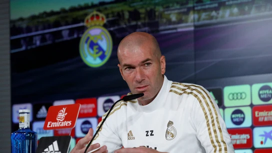 Zidane, en rueda de prensa Zidane, en rueda de prensa