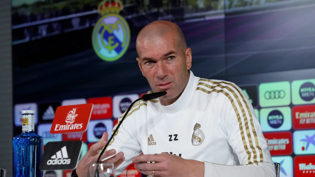 Zidane, en rueda de prensa