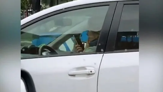 Nueva imprudencia de Esperanza Aguirre al volante Nueva imprudencia de Esperanza Aguirre al volante