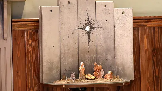 'La cicatriz de Belén' de Banksy 'La cicatriz de Belén' de Banksy