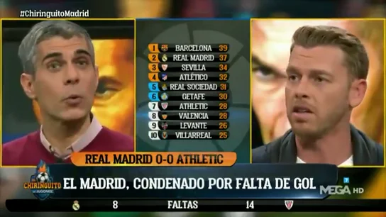 Tenso cara a cara entre José Luis Sánchez y Jota Jordi por los arbitrajes: "Eso es de equipo pequeño" Tenso cara a cara entre José Luis Sánchez y Jota Jordi por los arbitrajes: "Eso es de equipo pequeño"